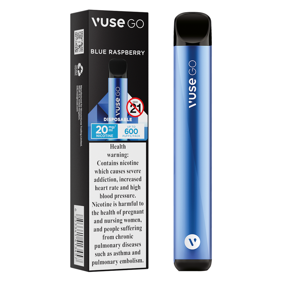 Blue Raspberry - VUSE GO - 600 Puffs