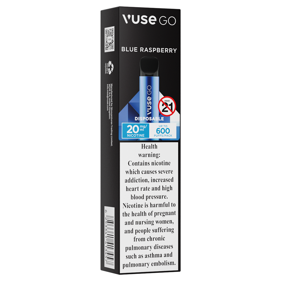 Blue Raspberry - VUSE GO - 600 Puffs