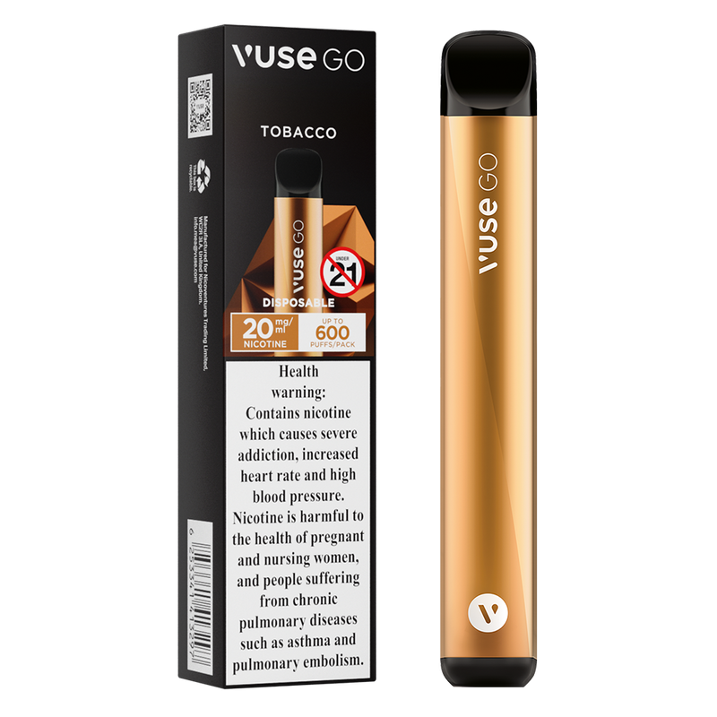 Tobacco - VUSE GO - 600 Puffs