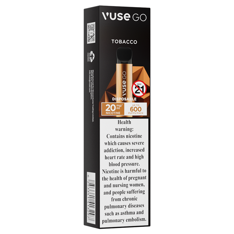 Tobacco - VUSE GO - 600 Puffs